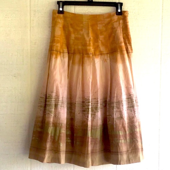 Vintage boho pleated skirt & button down shirt - Picture 4 of 16